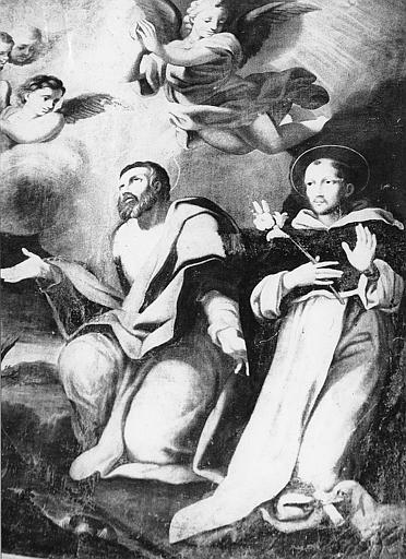 tableau : saint Jérôme et saint Dominique