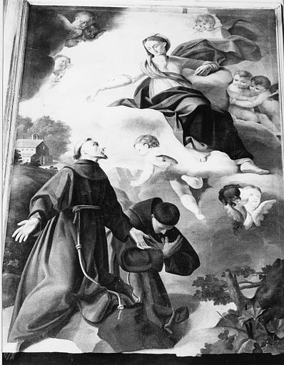 tableau : Apparition de la Vierge à saint François (l') - © Ministère de la Culture (France), Médiathèque du patrimoine et de la photographie (objets mobiliers), tous droits réservés