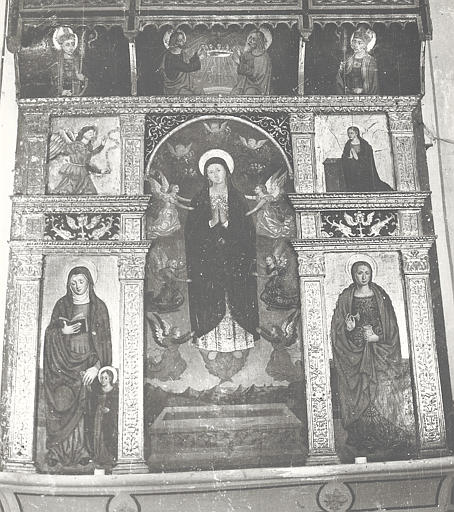 triptyque : Assomption de la Vierge (l') - © Ministère de la Culture (France), Médiathèque du patrimoine et de la photographie (objets mobiliers), tous droits réservés