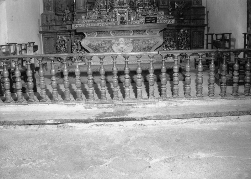 clôture de choeur (table de communion), vue partielle - © Ministère de la Culture (France), Médiathèque du patrimoine et de la photographie (objets mobiliers), tous droits réservés