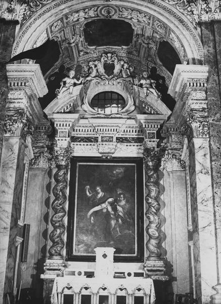 retable, tableau, voûte : Transverbération de sainte Thérèse d'Avila (la), vue générale - © Ministère de la Culture (France), Médiathèque  du patrimoine et de la photographie (objets mobiliers), tous droits réservés