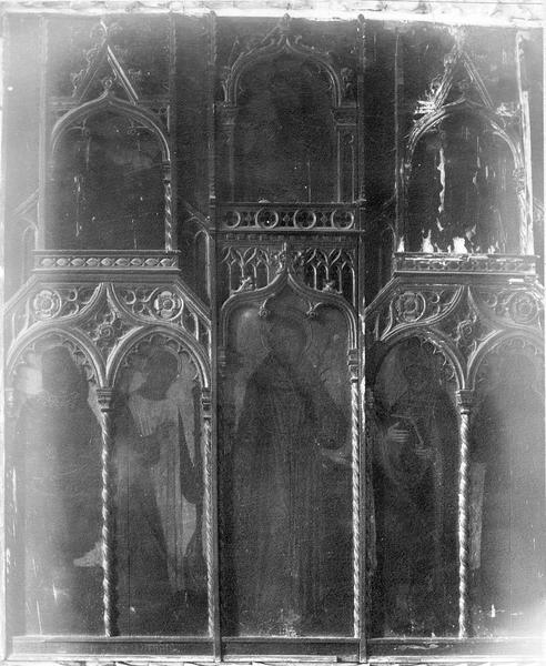 retable de l'autel Saint-Antoine-de-Padoue, tableaux, vue partielle