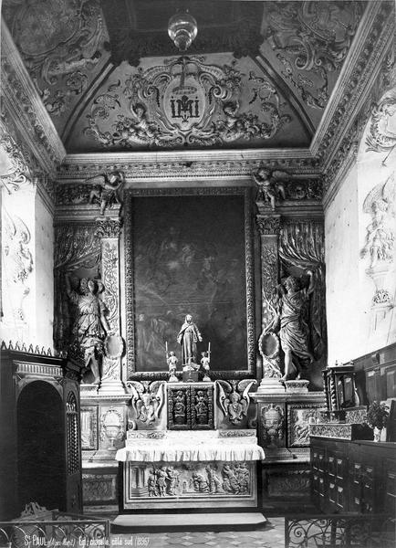 tableau : Saint Charles Borromée et saint François de Sales présentant des séminaristes à la Vierge, vue générale - © Ministère de la Culture (France), Médiathèque du patrimoine et de la photographie (objets mobiliers), tous droits réservés