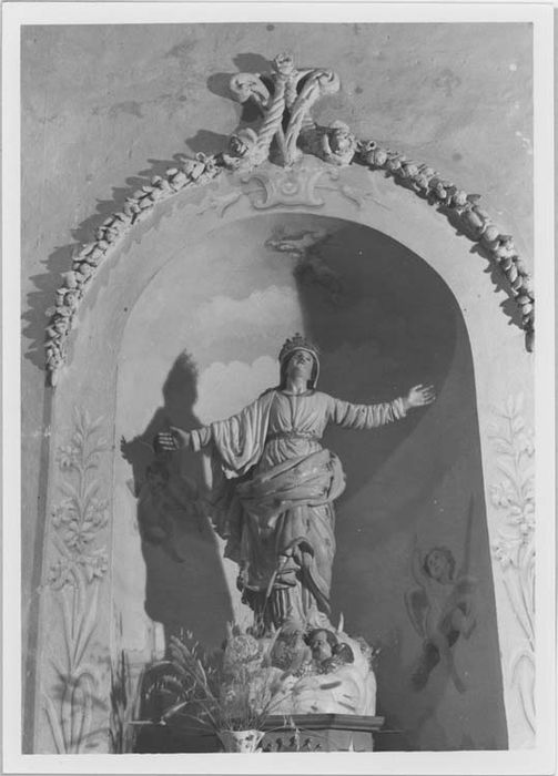 niche et statue (petite nature) : Notre Dame de l'Assomption, vue générale - © Ministère de la Culture (France), Médiathèque du patrimoine et de la photographie, diffusion RMN-GP