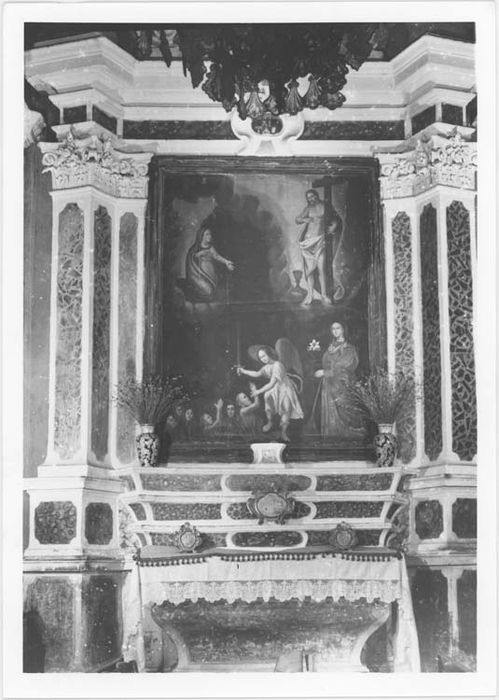 autel et retable des Ames du Purgatoire et son tableau, vue générale - © Ministère de la Culture (France), Médiathèque du patrimoine et de la photographie, diffusion RMN-GP