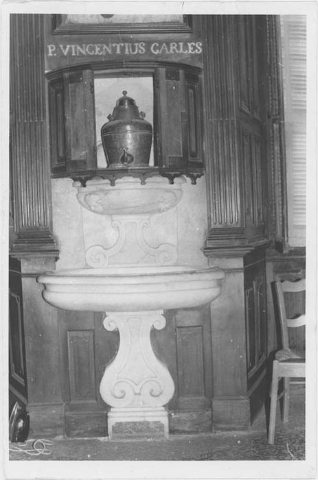 lavabo et fontaine de sacristie, vue générale - © Ministère de la Culture (France), Médiathèque du patrimoine et de la photographie, diffusion RMN-GP