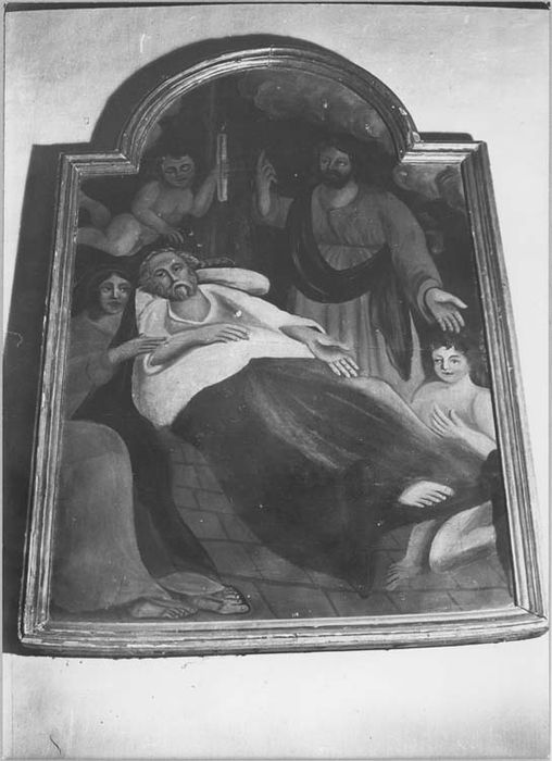 tableau : la Mort de saint Joseph, vue générale - © Ministère de la Culture (France), Médiathèque du patrimoine et de la photographie, diffusion RMN-GP