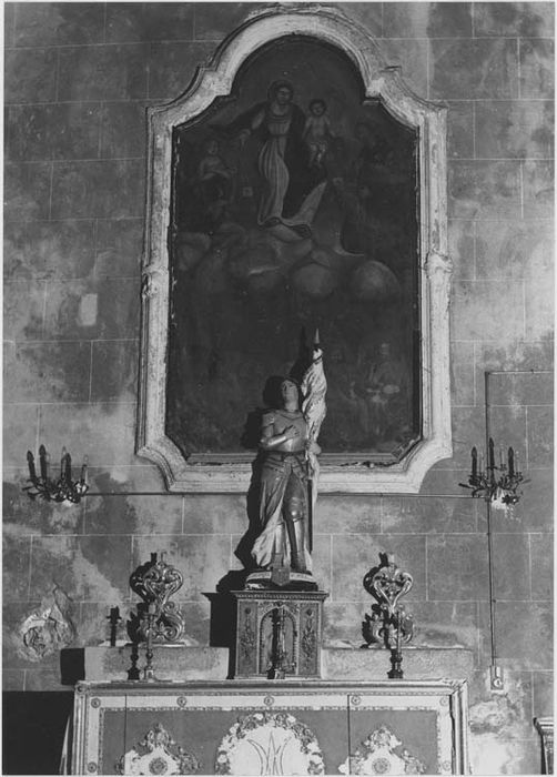 tableau et son cadre : la Vierge du Carmel donnant le scapulaire et les âmes du Purgatoire, vue générale - © Ministère de la Culture (France), Médiathèque du patrimoine et de la photographie, diffusion RMN-GP