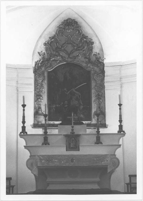 maître-autel , gradins d'autel et tabernacle, vue générale - © Ministère de la Culture (France), Médiathèque du patrimoine et de la photographie, diffusion RMN-GP