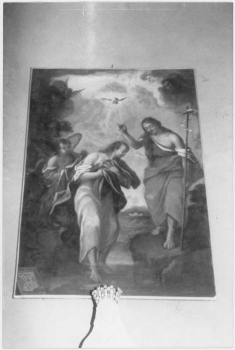 Tableau : Baptême du Christ, vue générale