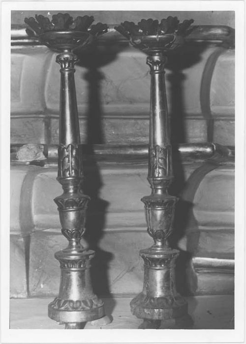Chandeliers (paire), vue générale