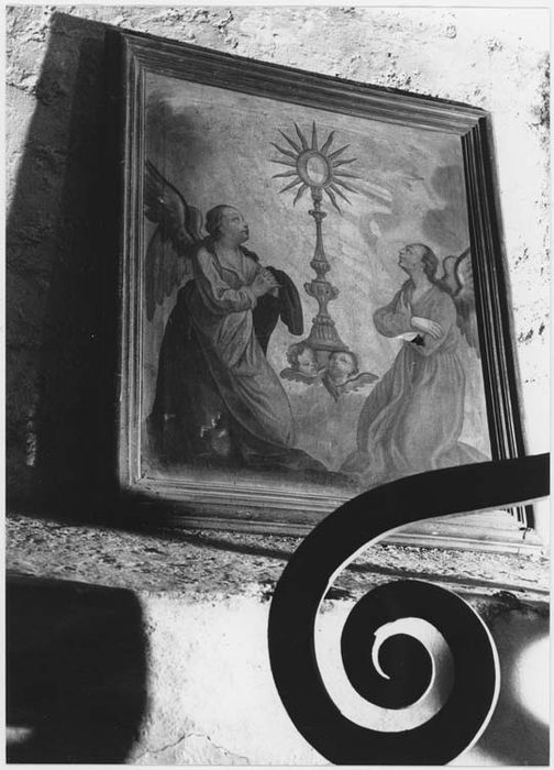 Tableau, cadre : Anges adorateurs, vue générale