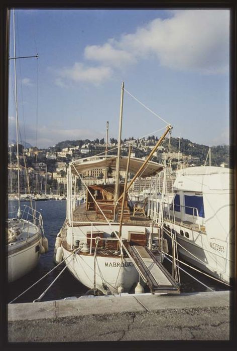 bateau de plaisance (yacht à moteur) : Mabrouka - © Ministère de la Culture (France), Médiathèque du patrimoine et de la photographie, diffusion RMN-GP