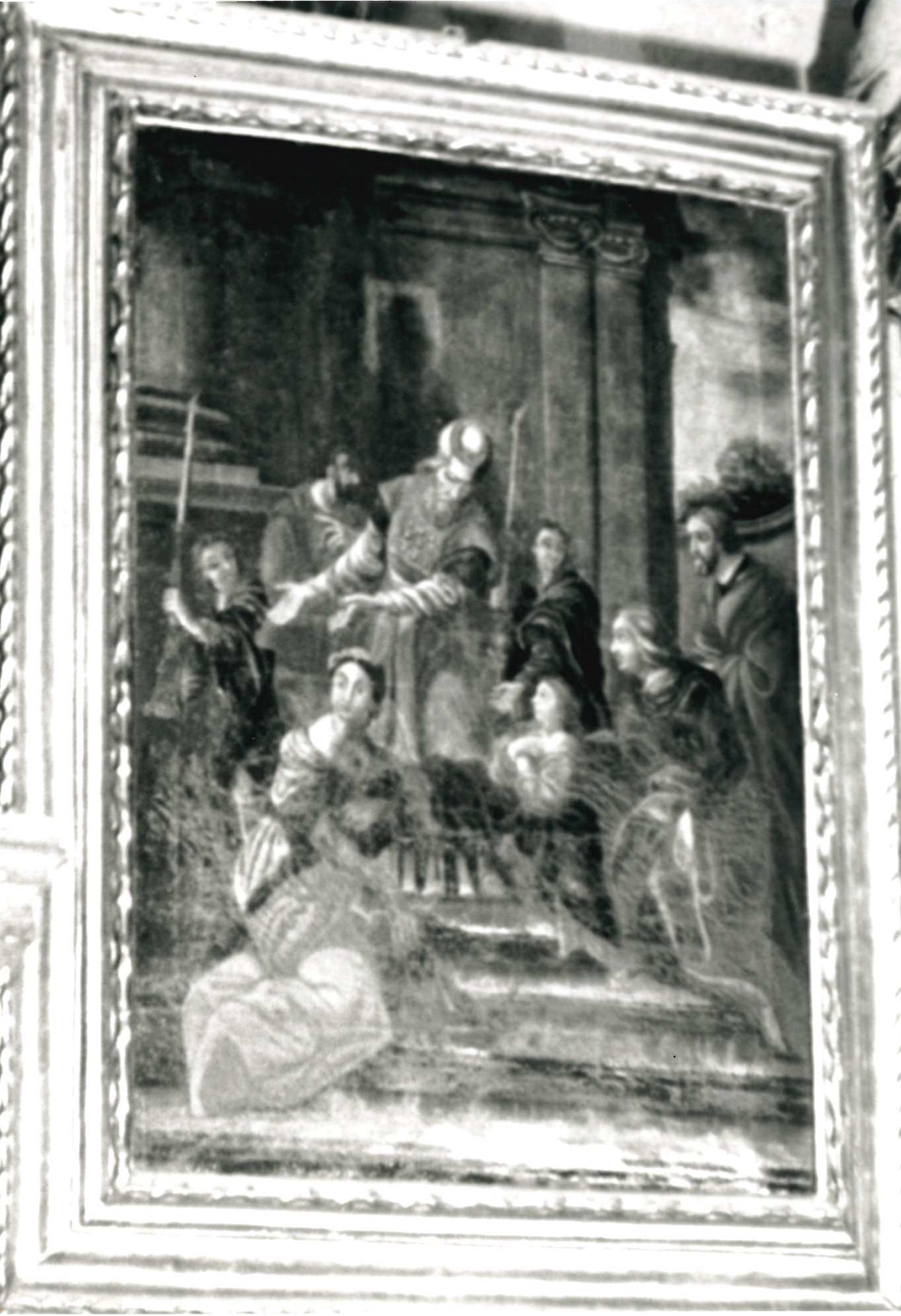 tableau : la Présentation de la Vierge au Temple