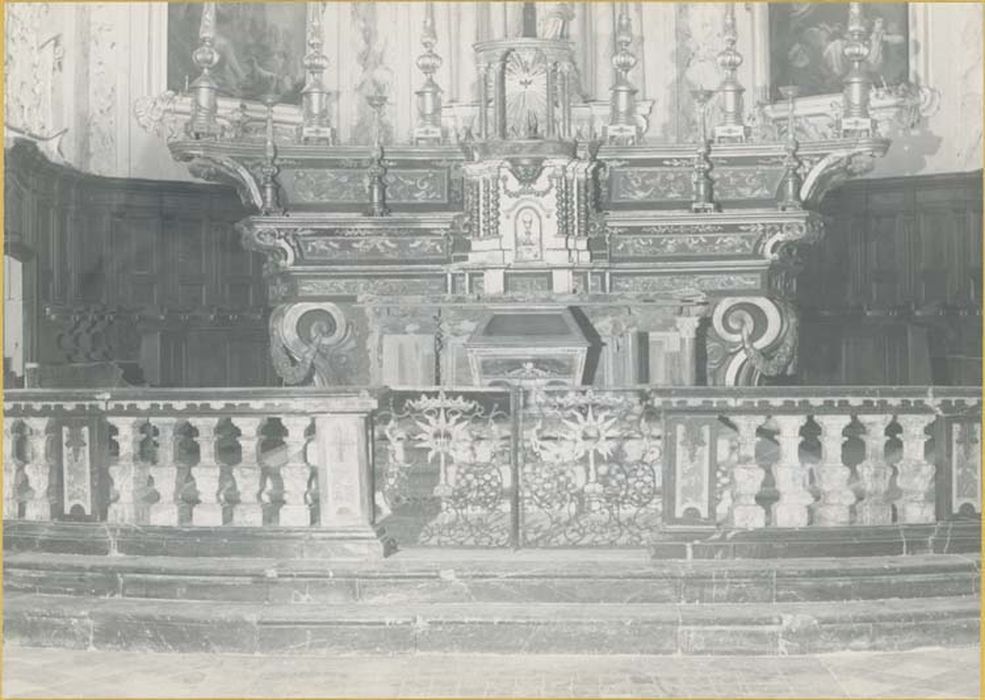clôture de choeur (appui de communion) - © Ministère de la Culture (France), Médiathèque du patrimoine et de la photographie, diffusion GrandPalaisRmn Photo