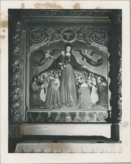retable, tableaux : Vierge à l'Enfant