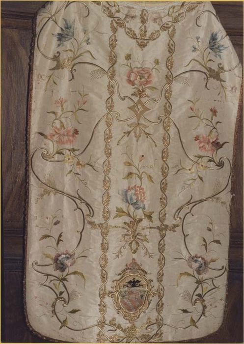 Chasuble aux armes de l'abbé Spinelli