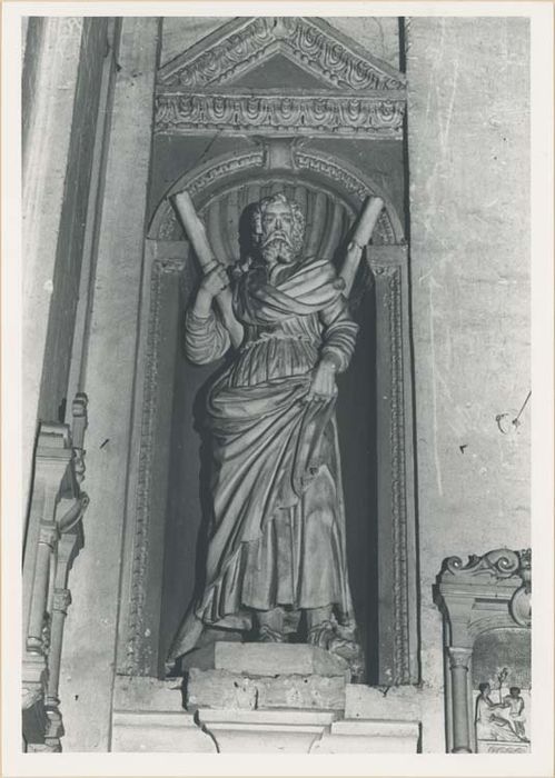 groupe sculpté : Cortège apostolique