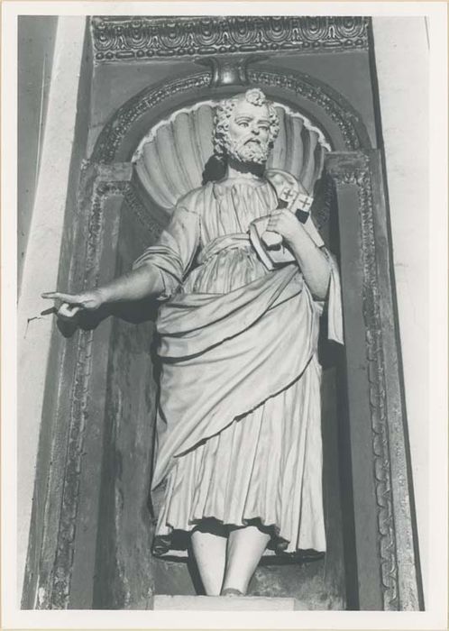 groupe sculpté : Cortège apostolique