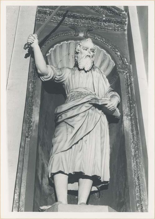 groupe sculpté : Cortège apostolique