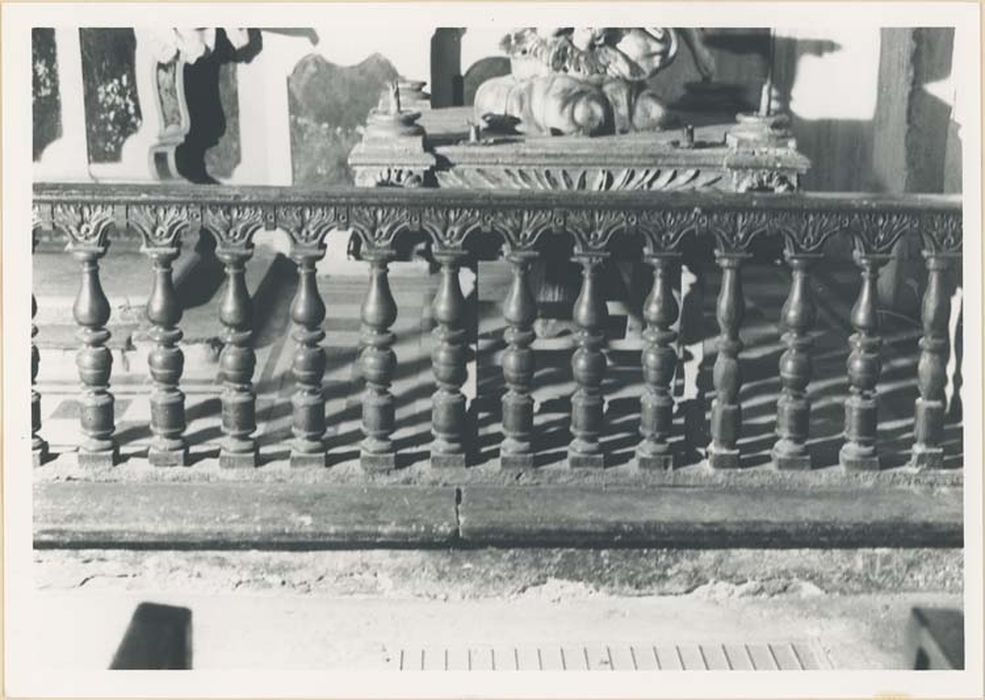 clôture de la 2e chapelle latérale sud (balustrade) - © Ministère de la Culture (France), Médiathèque du patrimoine et de la photographie, diffusion GrandPalaisRmn Photo