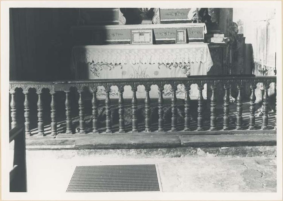 clôture de la première chapelle latérale sud (balustrade) - © Ministère de la Culture (France), Médiathèque du patrimoine et de la photographie, diffusion GrandPalaisRmn Photo