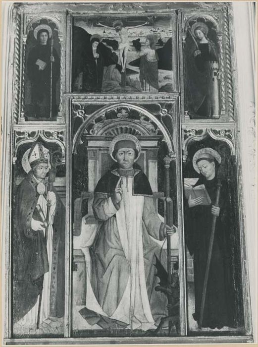 retable de l'autel Saint-Maur, tableaux - © Ministère de la Culture (France), Médiathèque du patrimoine et de la photographie, diffusion GrandPalaisRmn Photo