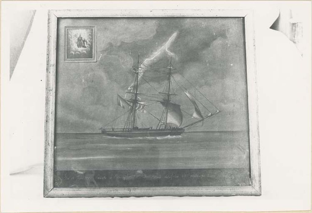 tableau ex-voto : Accident sur un bateau - © Ministère de la Culture (France), Médiathèque du patrimoine et de la photographie, diffusion GrandPalaisRmn Photo