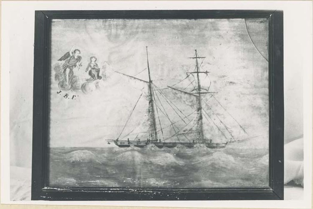 tableau ex-voto : Bateau de guerre - © Ministère de la Culture (France), Médiathèque du patrimoine et de la photographie, diffusion GrandPalaisRmn Photo