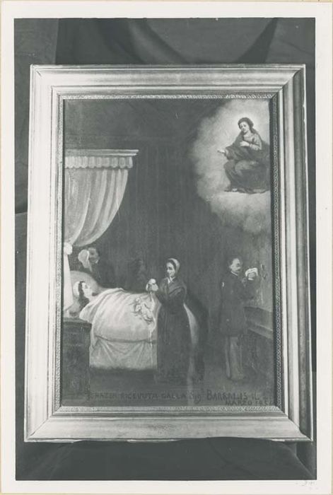 tableau ex-voto : Guérison d'une malade - © Ministère de la Culture (France), Médiathèque du patrimoine et de la photographie, diffusion GrandPalaisRmn Photo