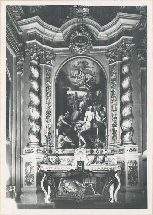 retable de la chapelle Saint-Barthélémy, tableau : le Martyre de saint Barthélémy