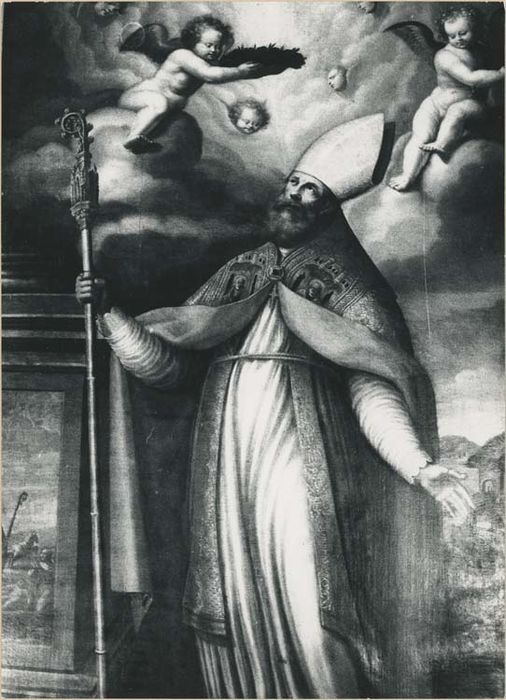 tableau : Saint Siagre, évêque - © Ministère de la Culture (France), Médiathèque du patrimoine et de la photographie, diffusion GrandPalaisRmn Photo