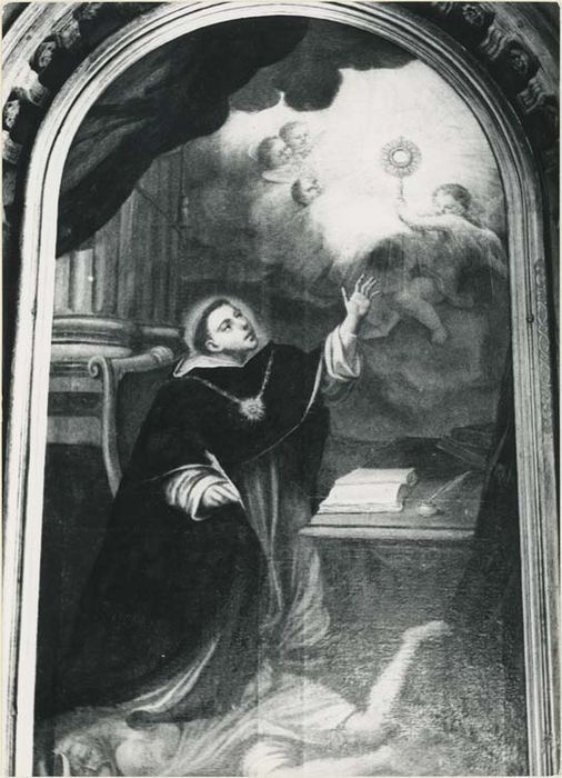 tableau : Saint Thomas d'Aquin écrivant