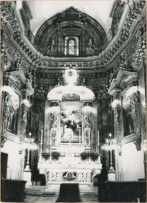 retable du maître-autel, tableau : la Gloire de sainte Réparate