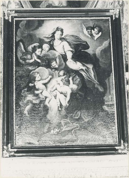 tableau, cadre : la Vierge Marie présentant l'Enfant Jésus à saint Antoine de Padoue - © Ministère de la Culture (France), Médiathèque du patrimoine et de la photographie, diffusion GrandPalaisRmn Photo