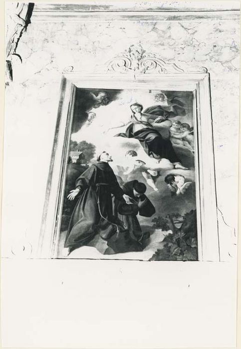 tableau, cadre : l'Apparition de la Vierge à Saint-François - © Ministère de la Culture (France), Médiathèque du patrimoine et de la photographie, diffusion GrandPalaisRmn Photo
