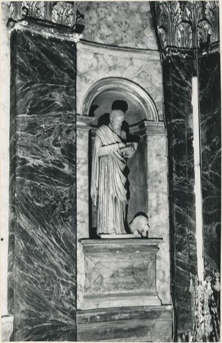 statue : Saint Marc (groupe sculpté, les Quatre évangélistes) - © Ministère de la Culture (France), Médiathèque du patrimoine et de la photographie, diffusion GrandPalaisRmn Photo