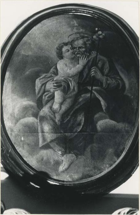 tableau, cadre : Saint Joseph et l'Enfant Jésus - © Ministère de la Culture (France), Médiathèque du patrimoine et de la photographie, diffusion GrandPalaisRmn Photo