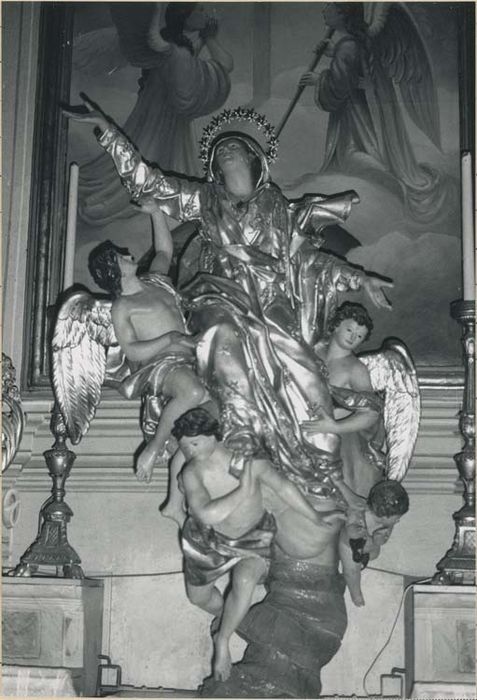 groupe sculpté de procession : l'Assomption de la Vierge - © Ministère de la Culture (France), Médiathèque du patrimoine et de la photographie, diffusion GrandPalaisRmn Photo