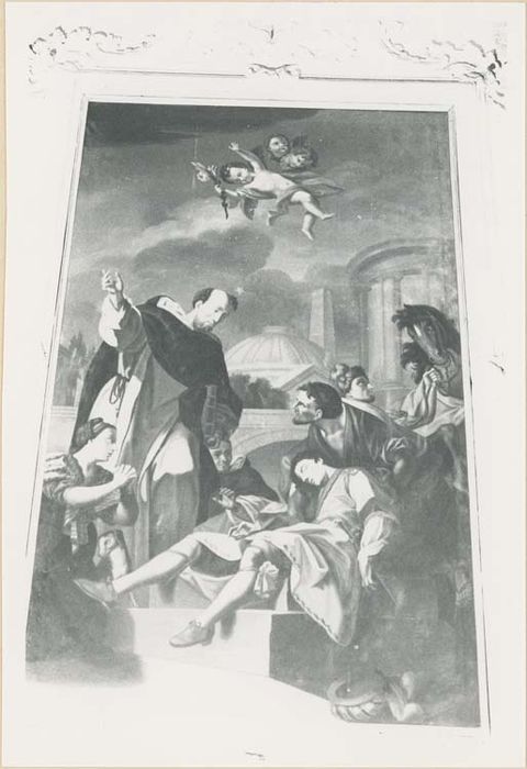 tableau : saint Dominique ressuscitant Napoléon Orsini