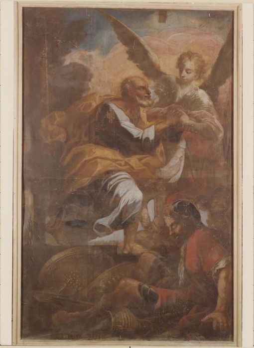 tableau, cadre : Saint Pierre délivré par l'ange