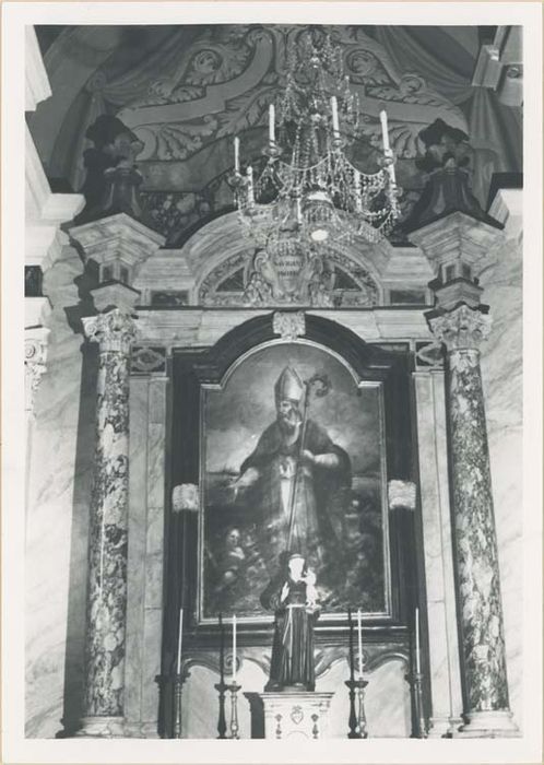 autel retable de la chapelle Saint-Erasme, tableau : Erasme protecteur des marins