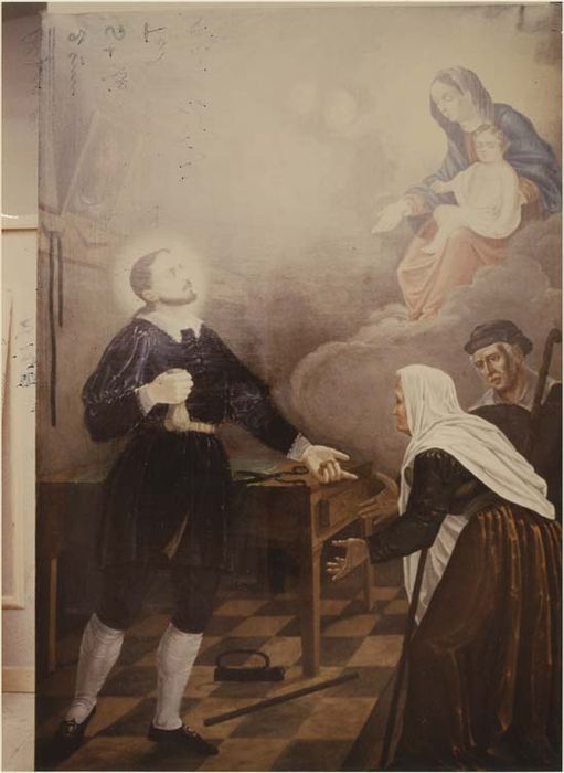 autel, retable, tableau : Saint-Vincent de Paule (deuxième chapelle sud)