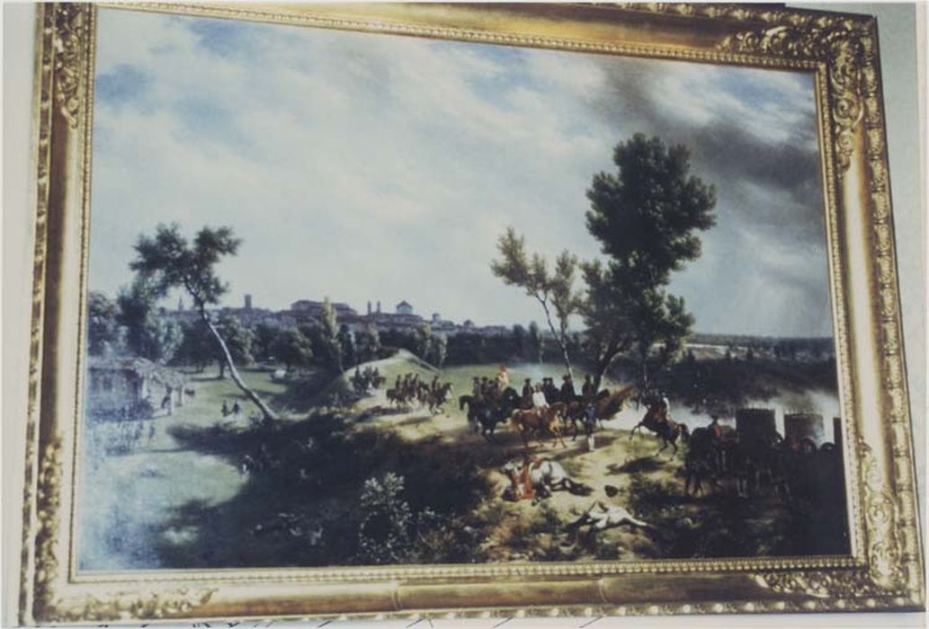 tableau et son cadre : Siège de Cuneo, 1744 - © Ministère de la Culture (France), Médiathèque du patrimoine et de la photographie, diffusion GrandPalaisRmn Photo