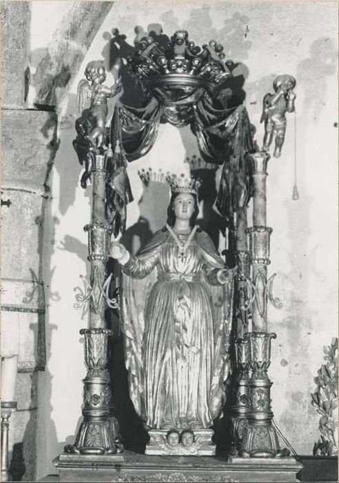 statue et dais de procession : Vierge à l'Enfant dite Notre-Dame-du-Rosaire - © Ministère de la Culture (France), Médiathèque du patrimoine et de la photographie, diffusion GrandPalaisRmn Photo