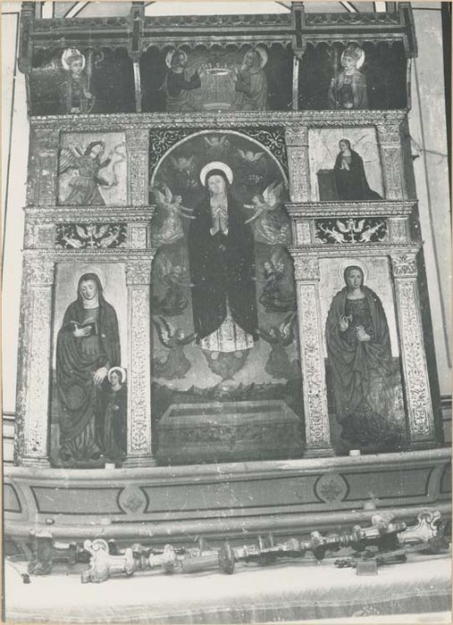 triptyque : l'Assomption de la Vierge