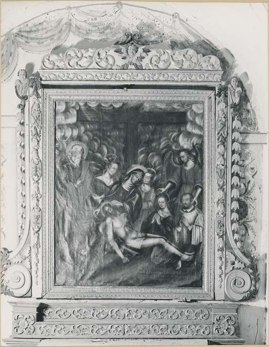 retable, tableau : la Déposition de Croix