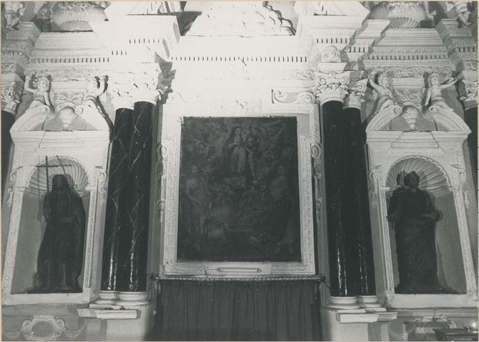 tableau : l'Assomption de la Vierge, entre les deux saints Jean - © Ministère de la Culture (France), Médiathèque du patrimoine et de la photographie, diffusion GrandPalaisRmn Photo