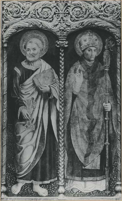 2 tableaux : saint pierre, saint Martin