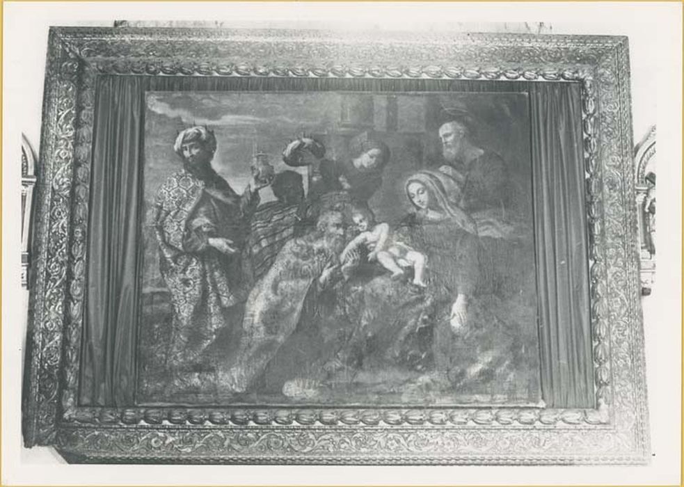 tableau, cadre : l'Adoration des Mages - © Ministère de la Culture (France), Médiathèque du patrimoine et de la photographie, diffusion GrandPalaisRmn Photo